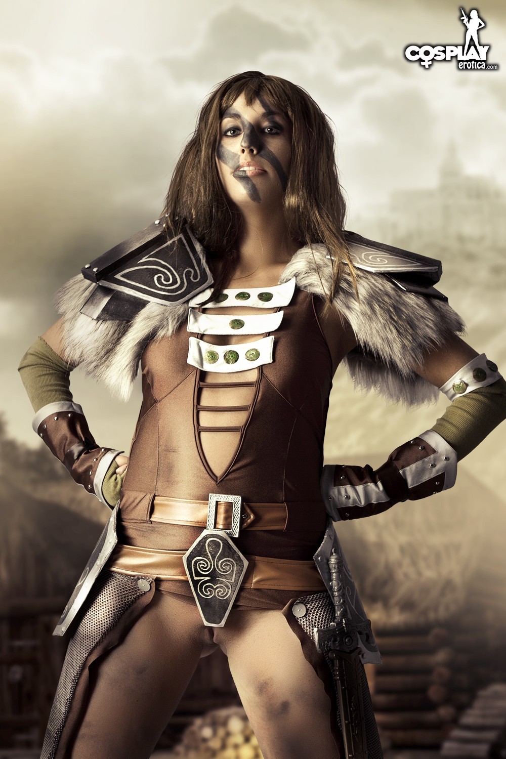 CosplayErotica  Aela The Elder Scrolls nude cosplay #70775969