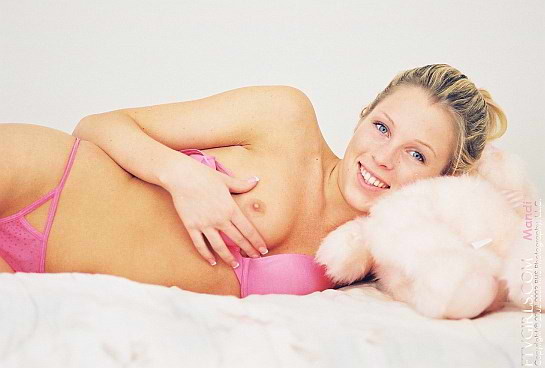 Blonde rubbing private parts #74112309