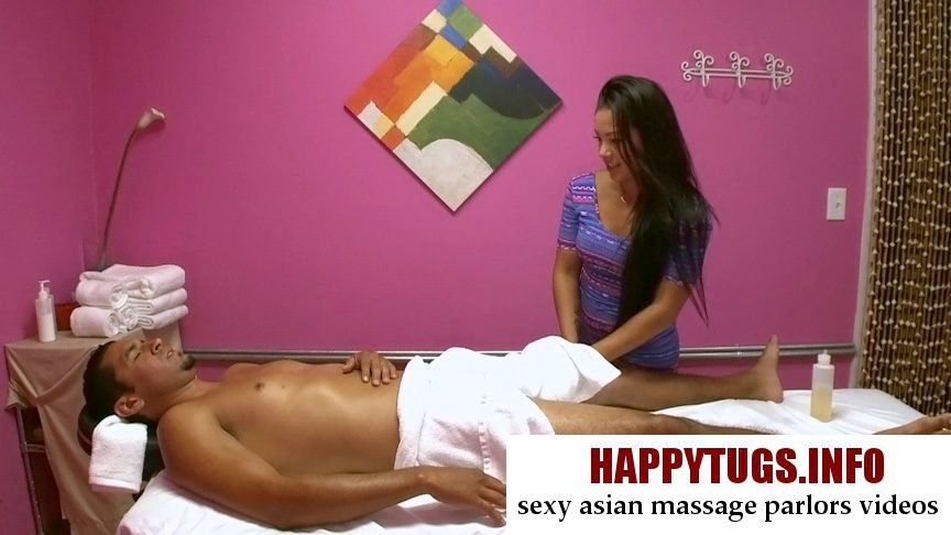 Cute Asian masseuse gives sexy relaxing massage #69792302