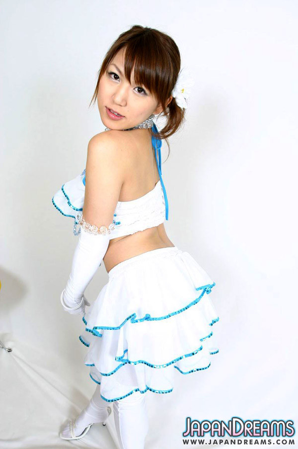 Cute Japanese girl Mazuki in white dress #69827190