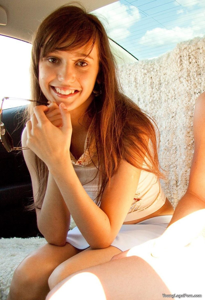 Petite teen getting pounded in the back seat of car #79412241