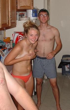 Drunk College Girls Flashing And Teasing Frat Assholes #76395384