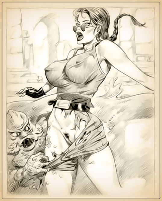 Lara getting bent over to orgasm by dick and coming #69565107