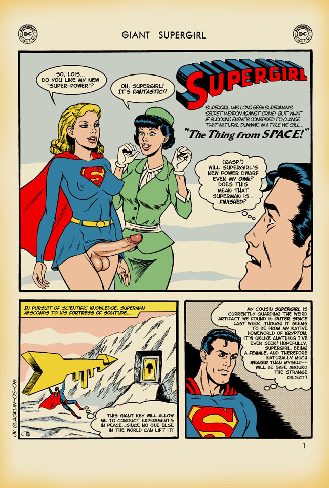 スーパーガール ディックガール コミック
 #69343483