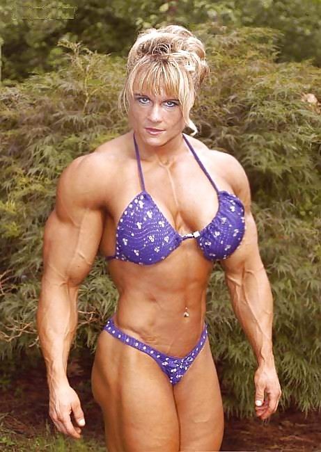 female bodybuilders showing off their muscles #71019988