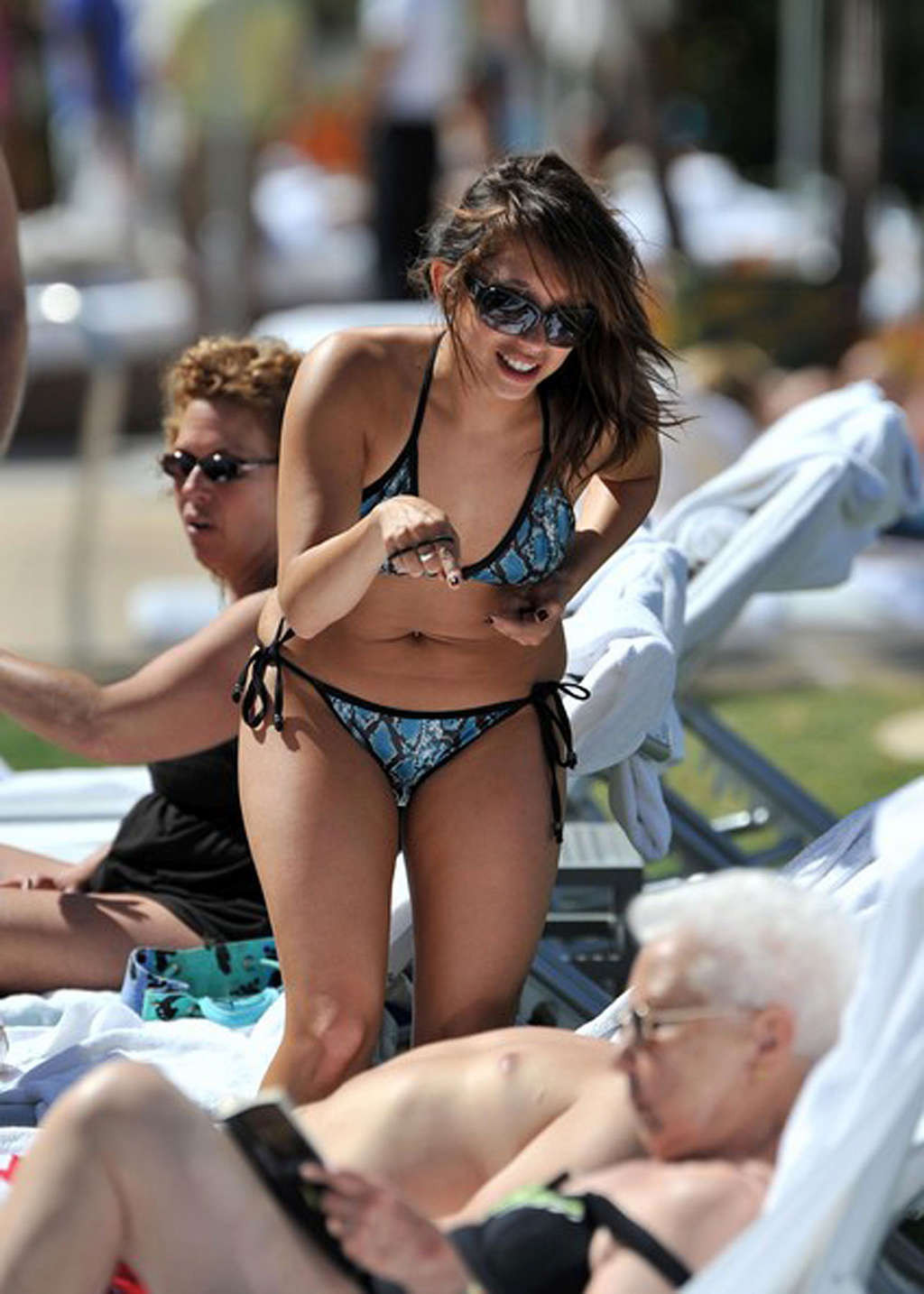 Cheryl Burke showing her sexy body and huge boobs in bikini #75356306