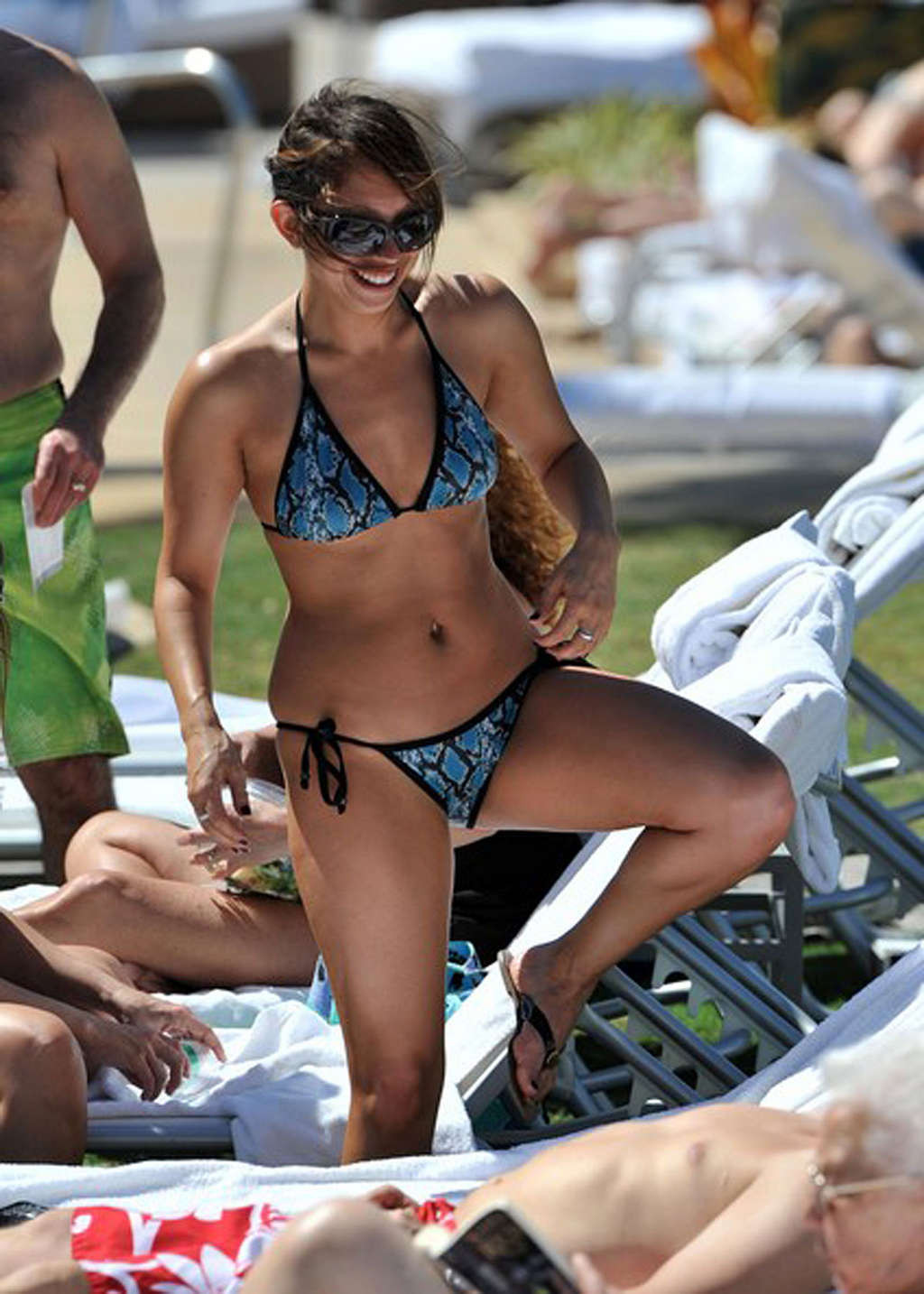 Cheryl Burke showing her sexy body and huge boobs in bikini #75356410