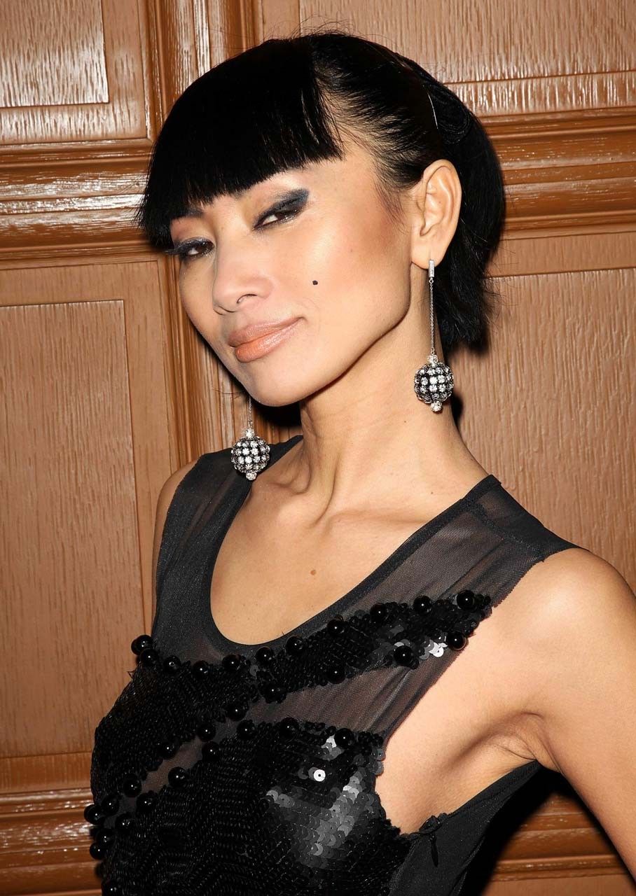 Bai Ling very leggy in mini skirt and posing sexy for paparazzi #75316094