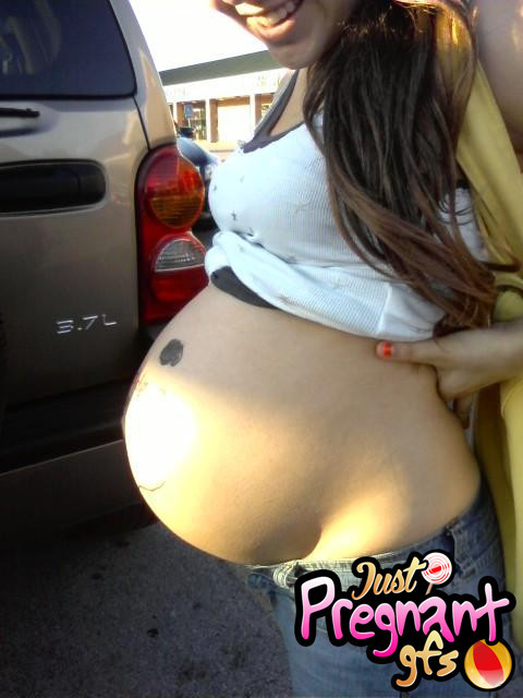 Pregnant teens show their big bellies #67364911