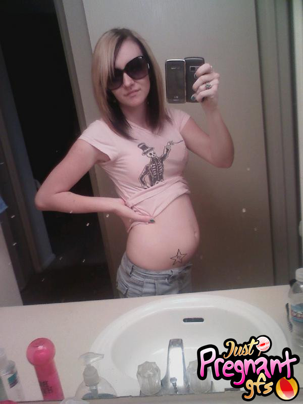 Pregnant teens show their big bellies #67364949