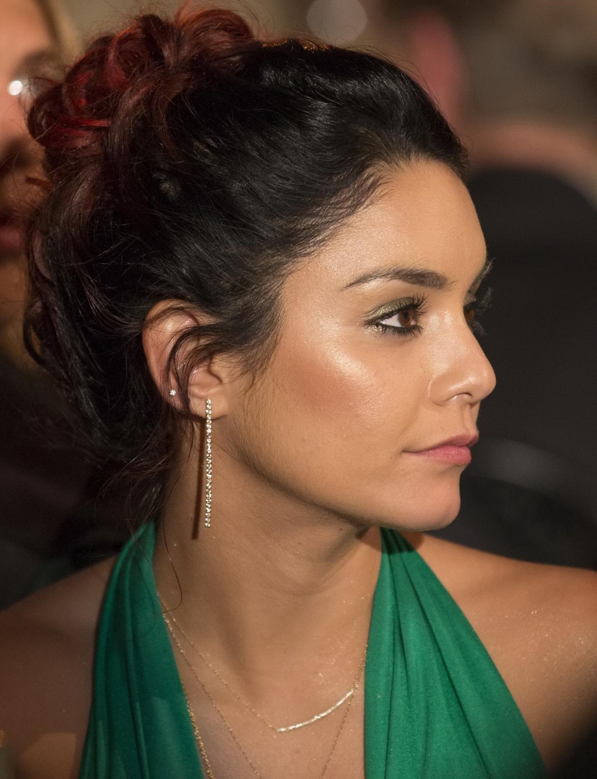 Vanessa Hudgens showing huge cleavage at Global Green USAs 10th Anniversary Gorg #75183929