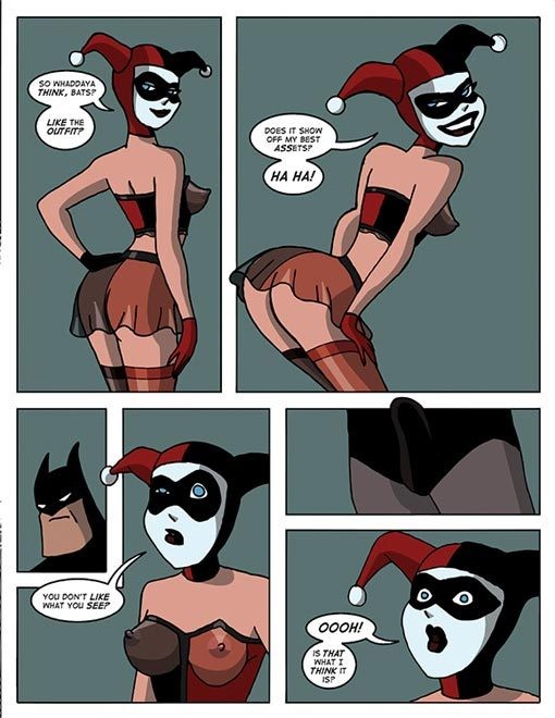 Harley Quinn with stiff nipples feels chained Alfred #69676138