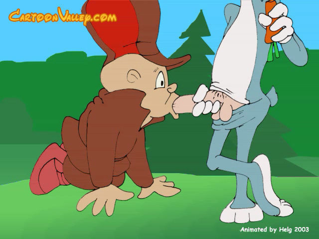 Dot in skirt rides horny Bugs Bunny and eats sperm  #69579032