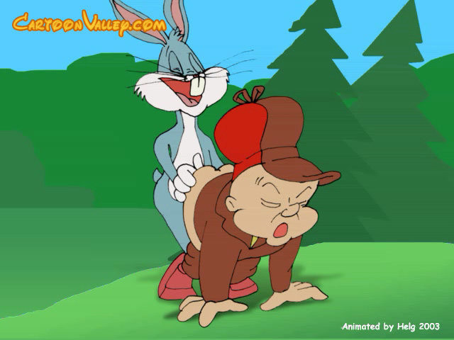 Dot in skirt rides horny Bugs Bunny and eats sperm  #69579039
