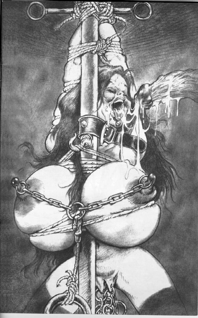 crazy huge breast bondage drawings #69692533