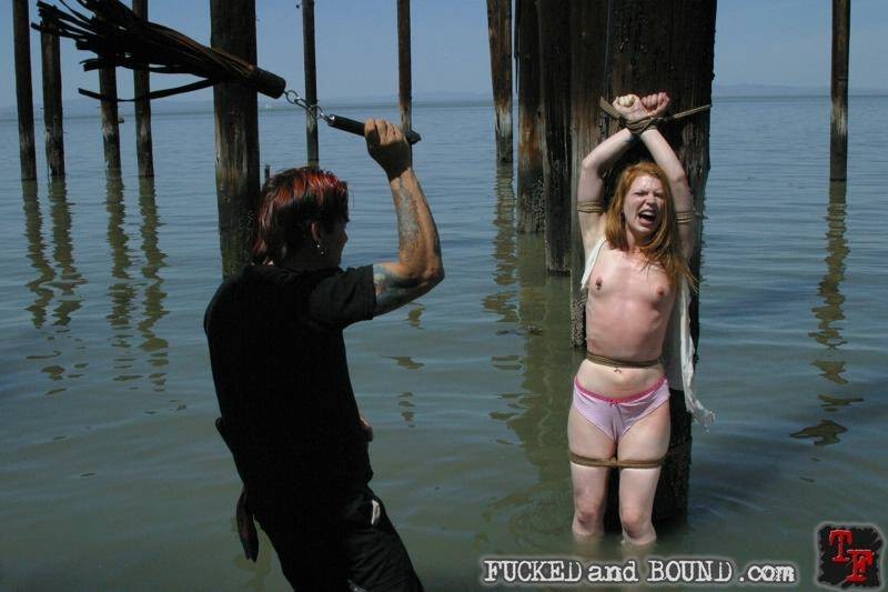 Psyched Madison Young obtaining tough sex in water bondage #72164694