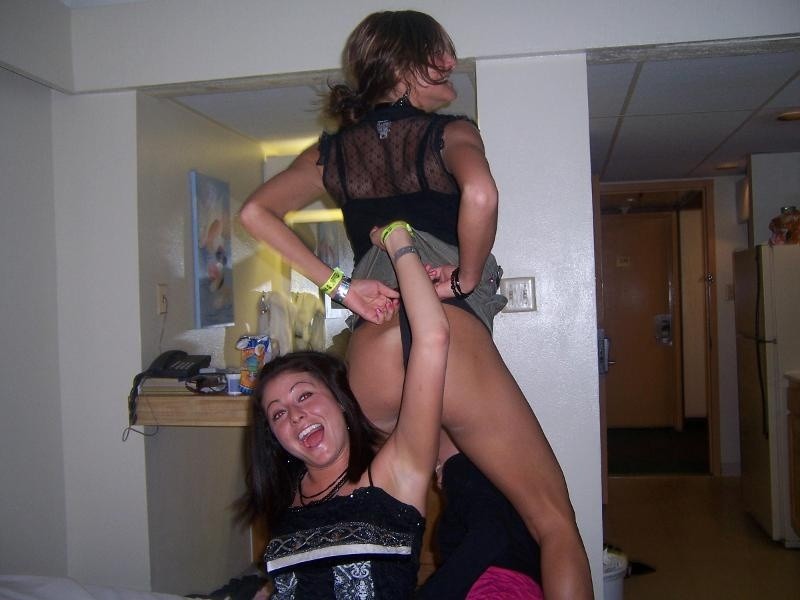 Crazy Drunk College Girls Flashing Tits And Pussies #76399573