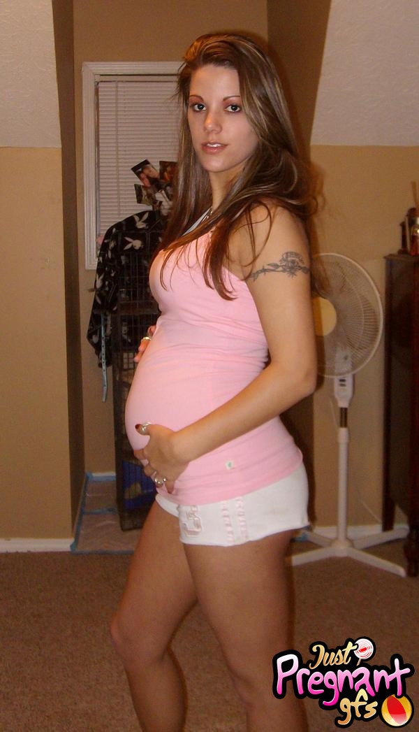 Teasing großen Bauch Amateur Teens schwanger
 #67358949