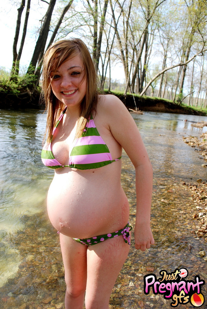 teasing big belly amateur teens pregnant