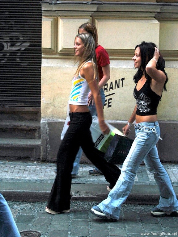 Shopping trip turns into a teen lesbian threesome #67189599
