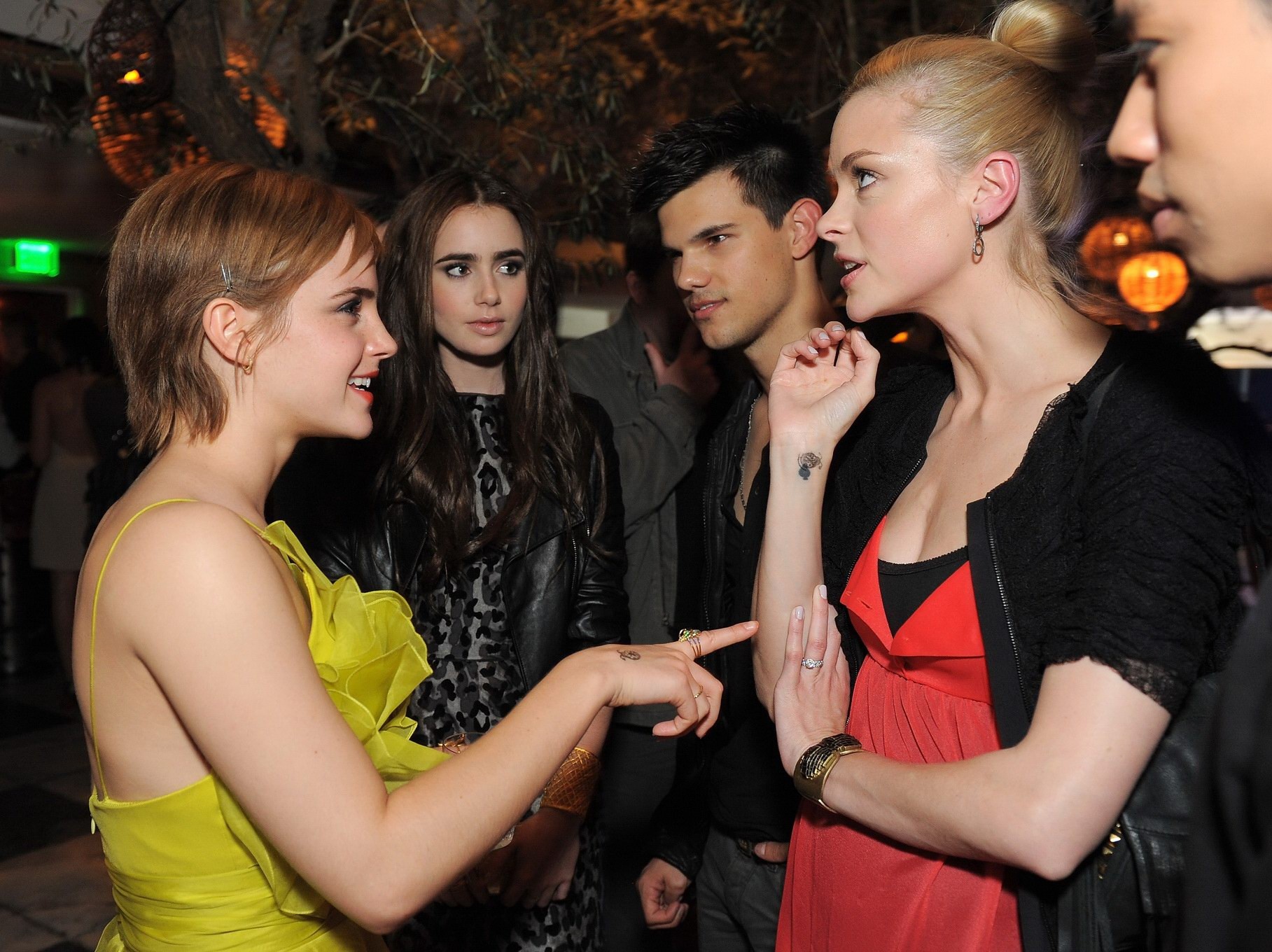 Emma Watson showing side-boob at MTV Movie Awards afterparty in Hollywood #75301608
