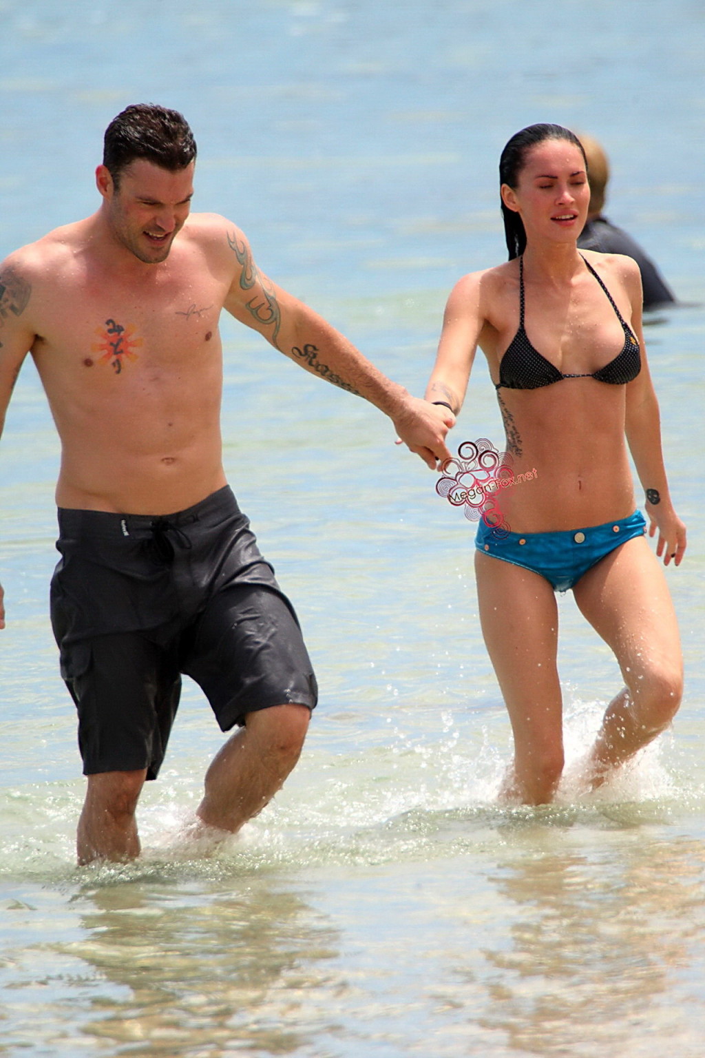 Megan Fox wearing tiny bikini on the beach in Maui #75347577