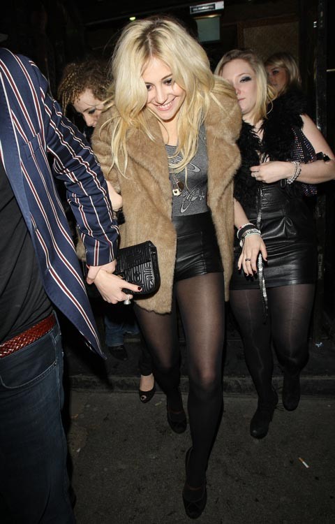 Pixie Lott pantyhose upskirts in public #75366177