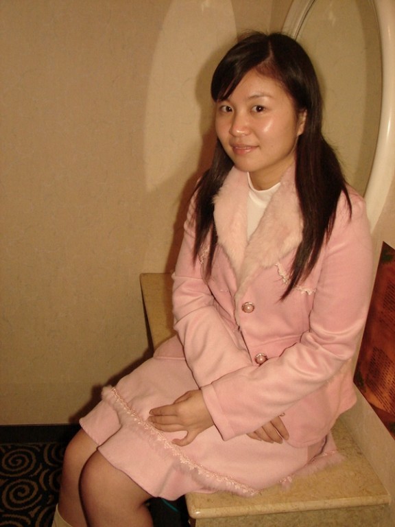 Cute and chubby Chinese girl posing for the camera #69824921