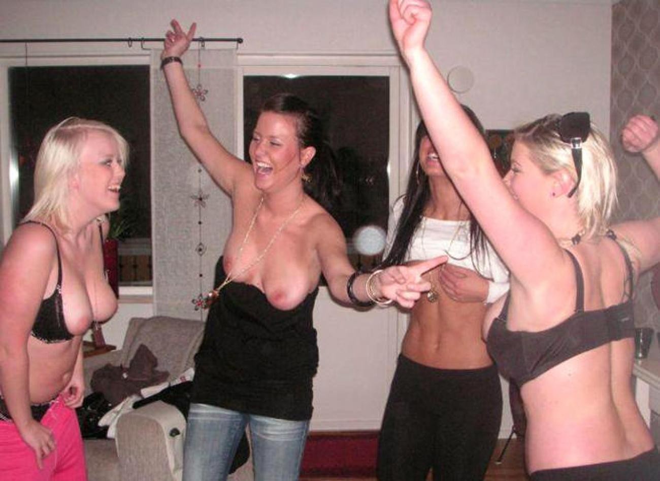 Pictures of trashed girlfriends in wild parties #77134883