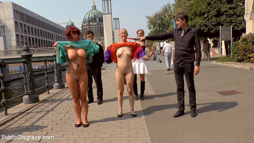 Jolyne Joy and Made Kate kinky berlin girls public bdsm humiliat #71909493
