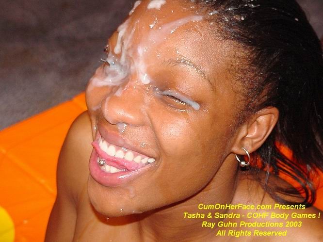 Black girl messy facial #73451869