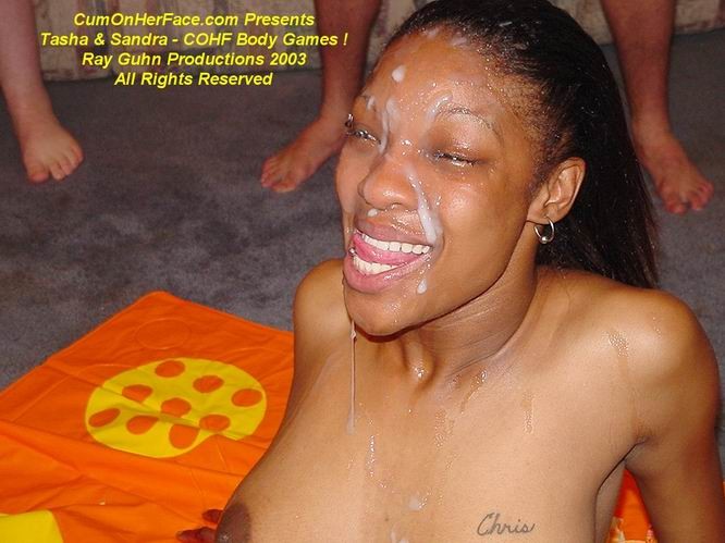 Black girl messy facial #73451887