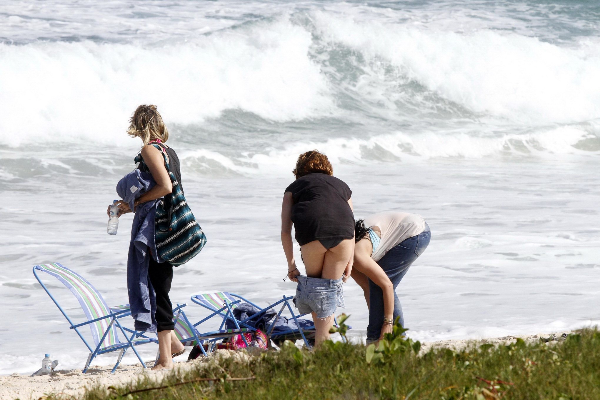 Miley Cyrus showing off her bikini body on a beach in Rio de Janeiro #75304659