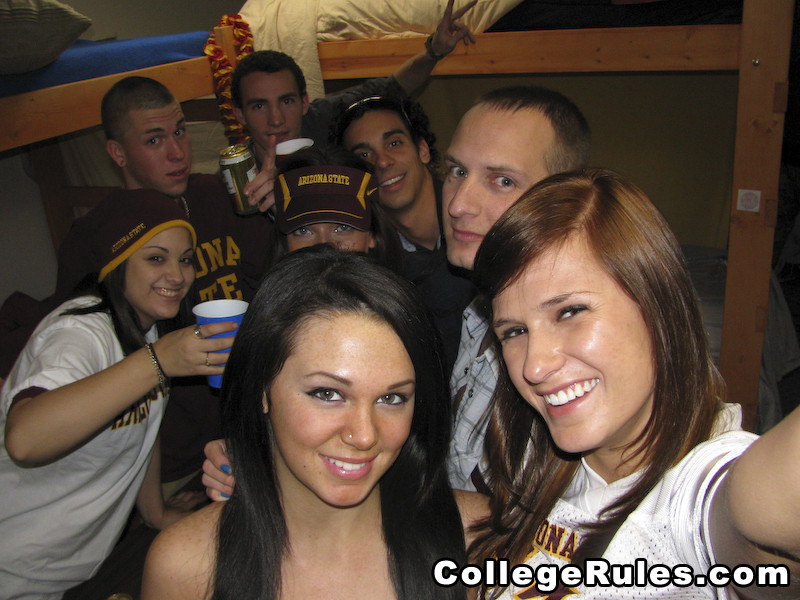 Drunk college sluts get their slits pounded at a college orgy #67555843