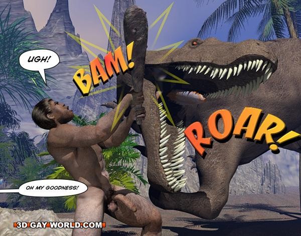 Cretaceous cock 3D gay cartoon anime gay hentai art #69421169