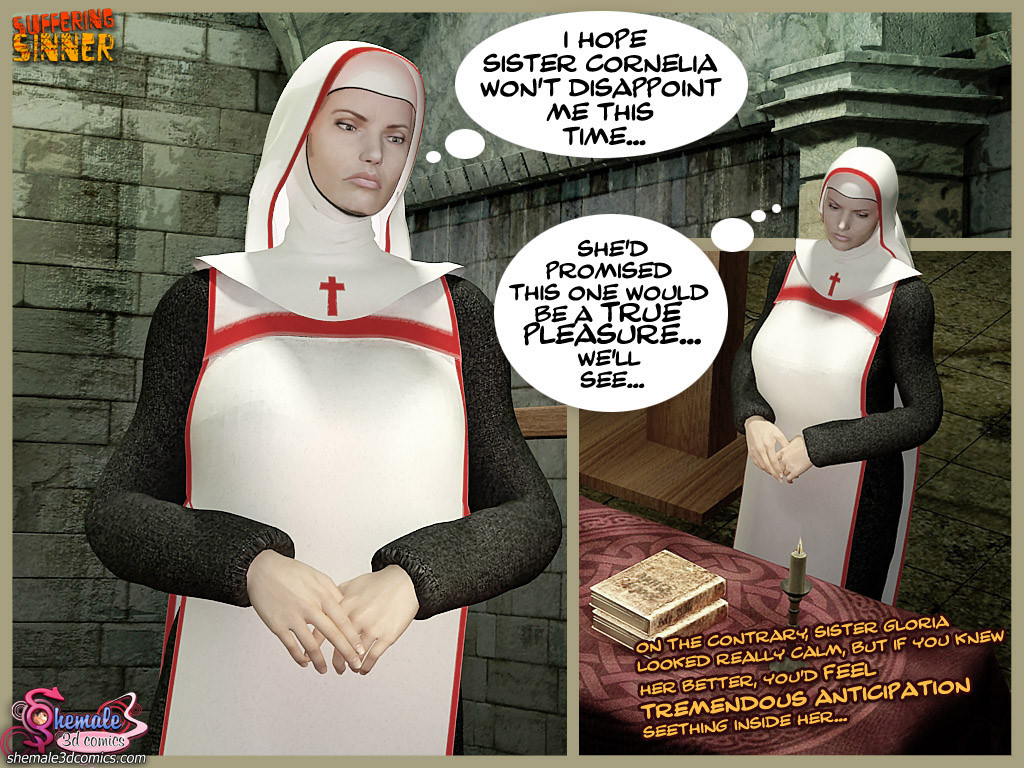 Shemale nun sex comics #79045303