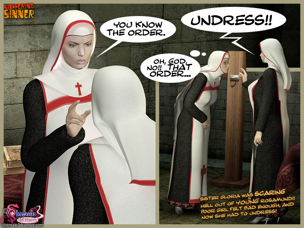 Shemale nun sex comics #79045307