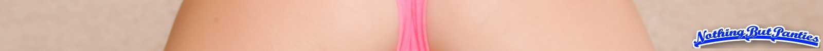 Kayden pink cotton briefs topless outside #72635566