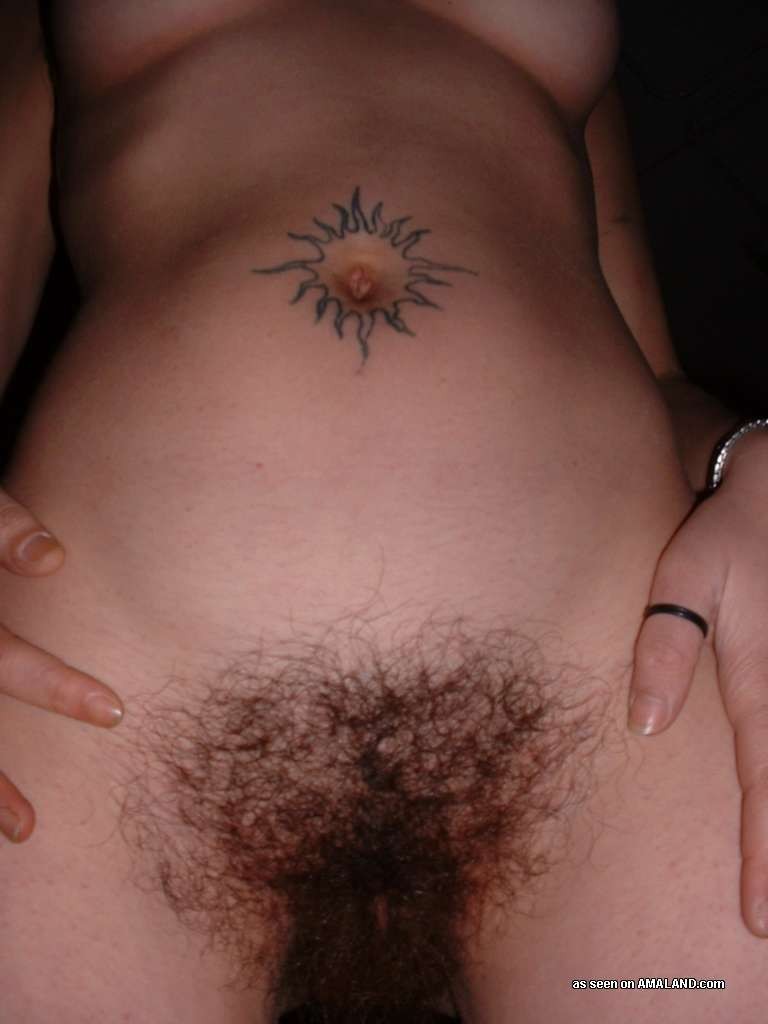 Amateur girlfriend strips to show very hairy pussy #77300788