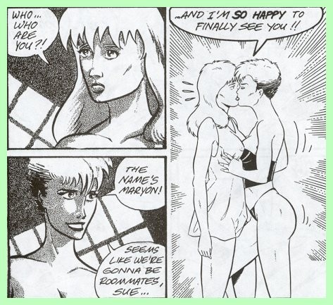 Submissive Suzann lesbische Bdsm-Comic
 #72230435