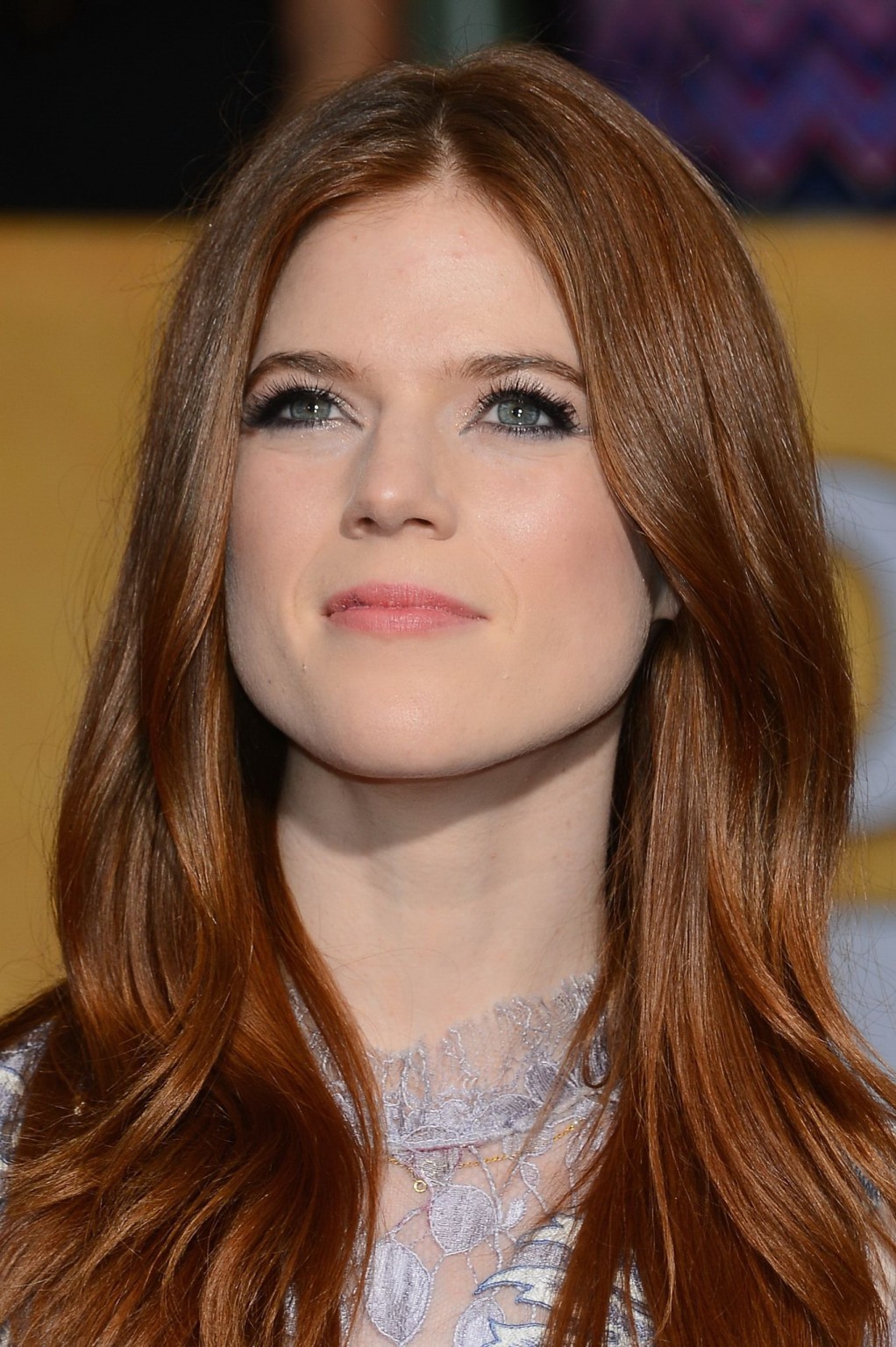 Rose Leslie braless wearing see-through outfit at 20th Annual SAG Awards in Los  #75206845