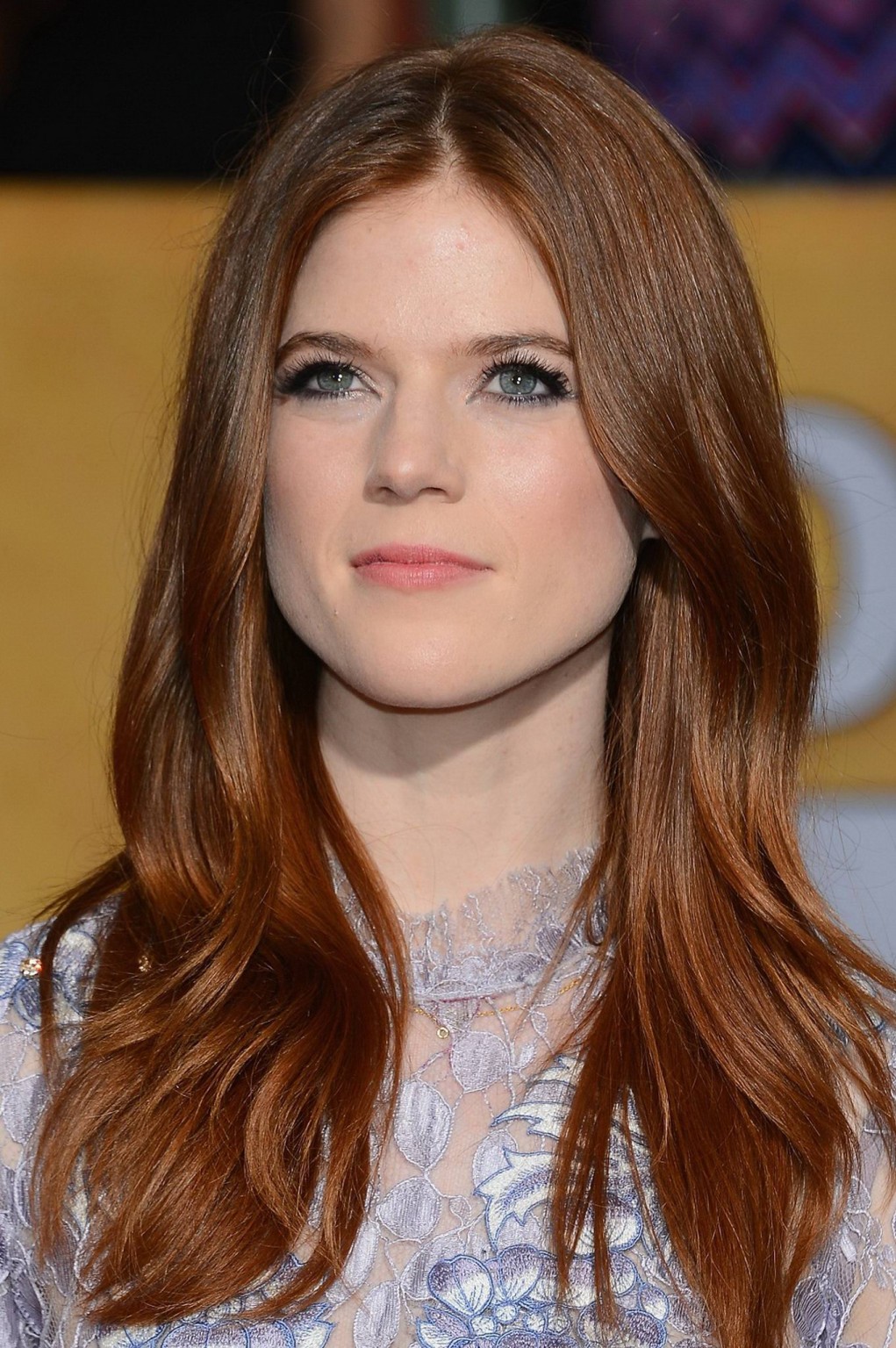 Rose Leslie braless wearing see-through outfit at 20th Annual SAG Awards in Los  #75206855