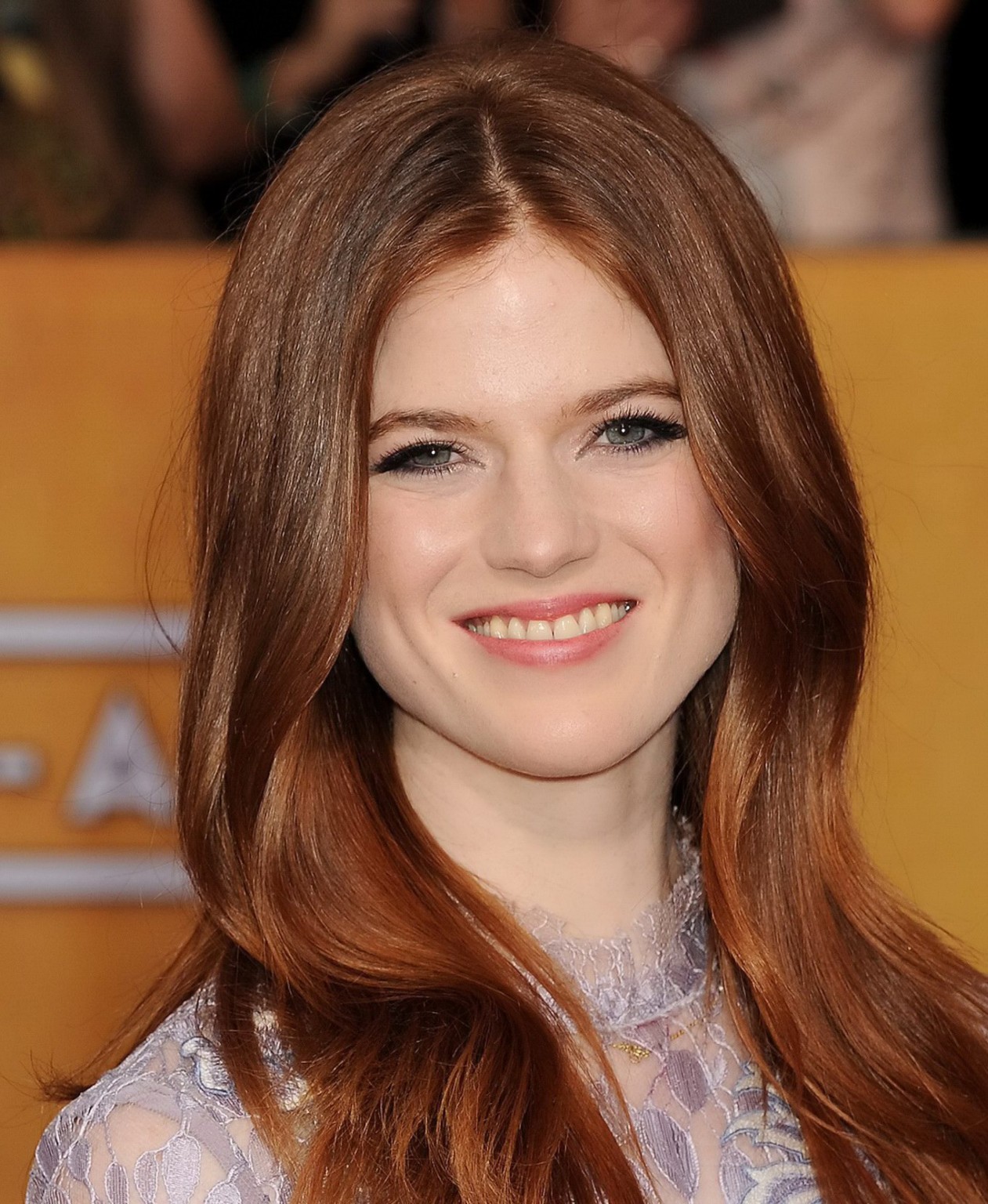 Rose Leslie braless wearing see-through outfit at 20th Annual SAG Awards in Los  #75206887