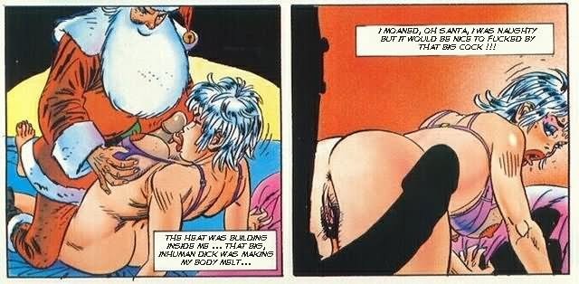 Un fumetto di sesso molto felice Natale
 #69723142