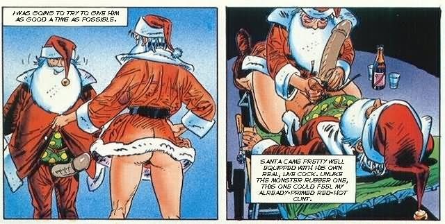 Un fumetto di sesso molto felice Natale
 #69723169
