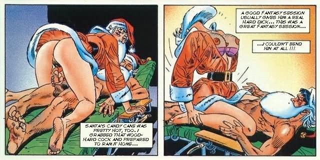 Un fumetto di sesso molto felice Natale
 #69723174