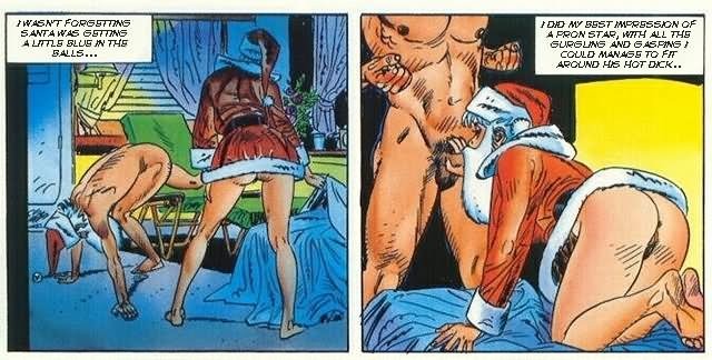 Un fumetto di sesso molto felice Natale
 #69723195