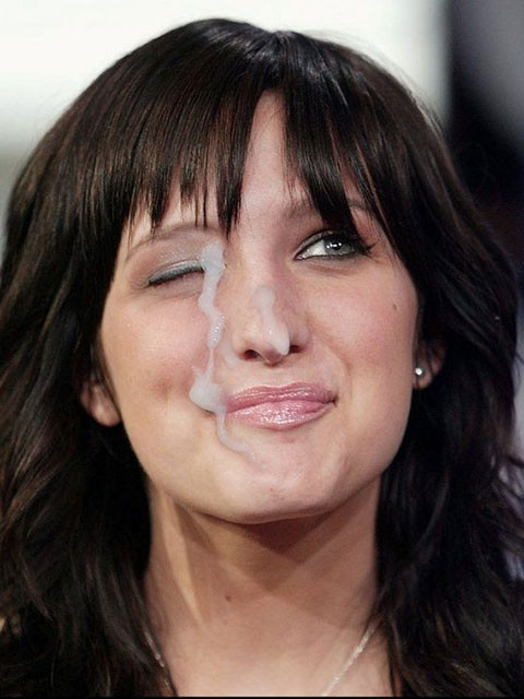 Ashlee Simpson facialized by three cocks in gangbang #75407303