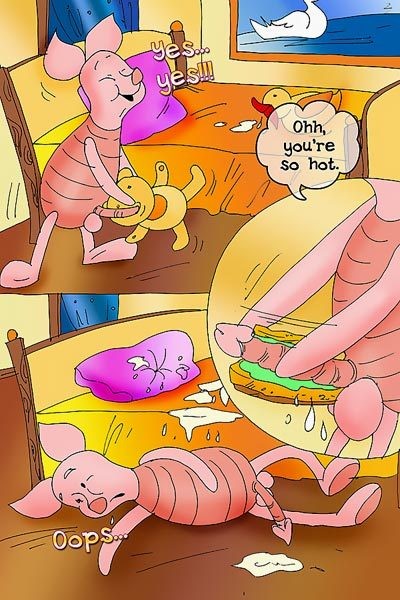 Hure stöhnt laut und packt erschrocken Winnie Pooh
 #69620663