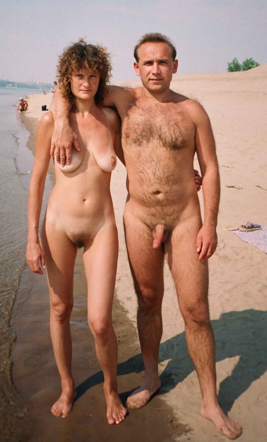 Look at this slim Russian nudist getting a tan #72248439